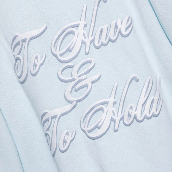 Women's Light Blue Sweatshirt - Picture 3 of 8